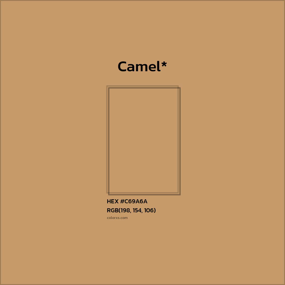 HEX #C69A6A Color Name, Color Code, Palettes, Similar Paints, Images