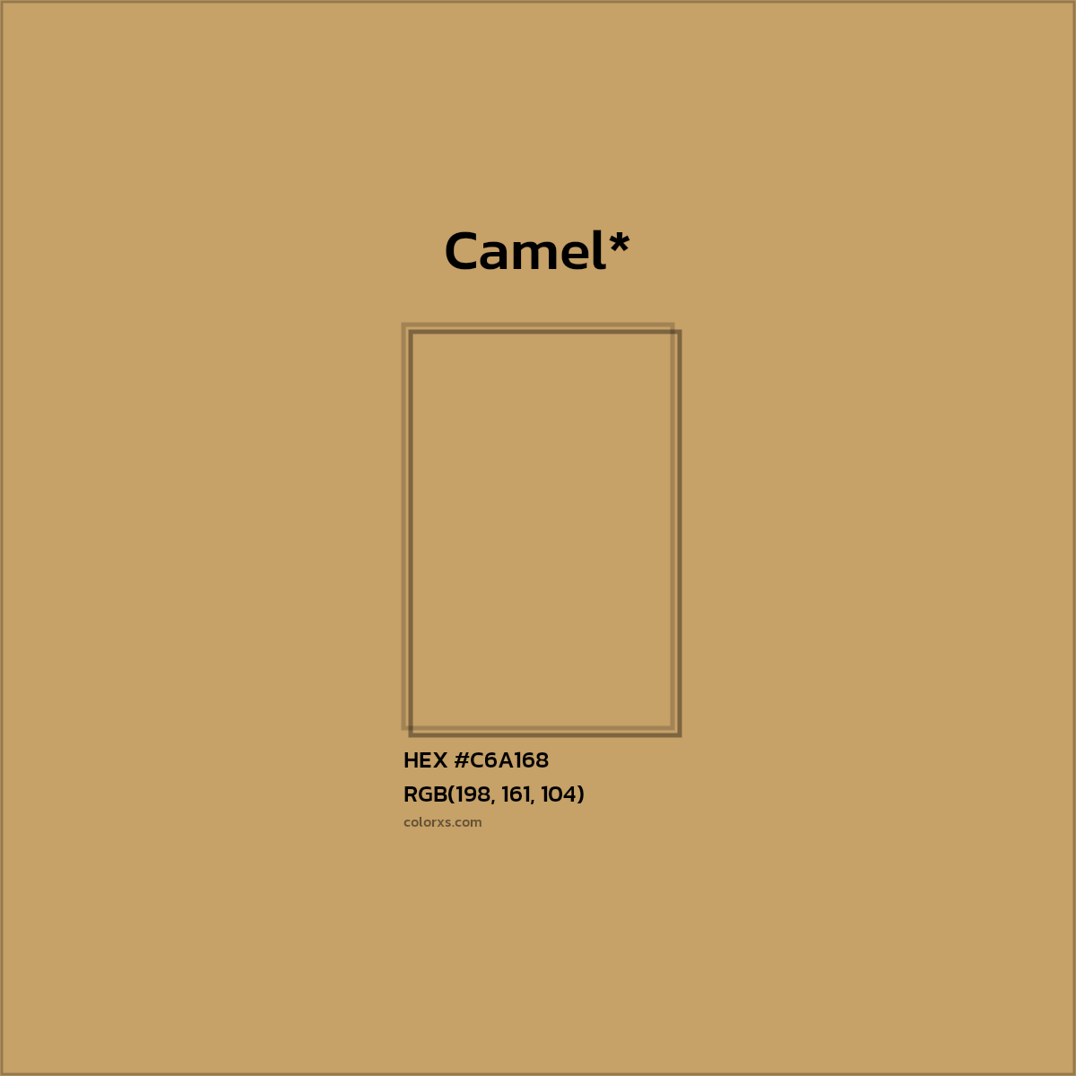 HEX #C6A168 Color Name, Color Code, Palettes, Similar Paints, Images