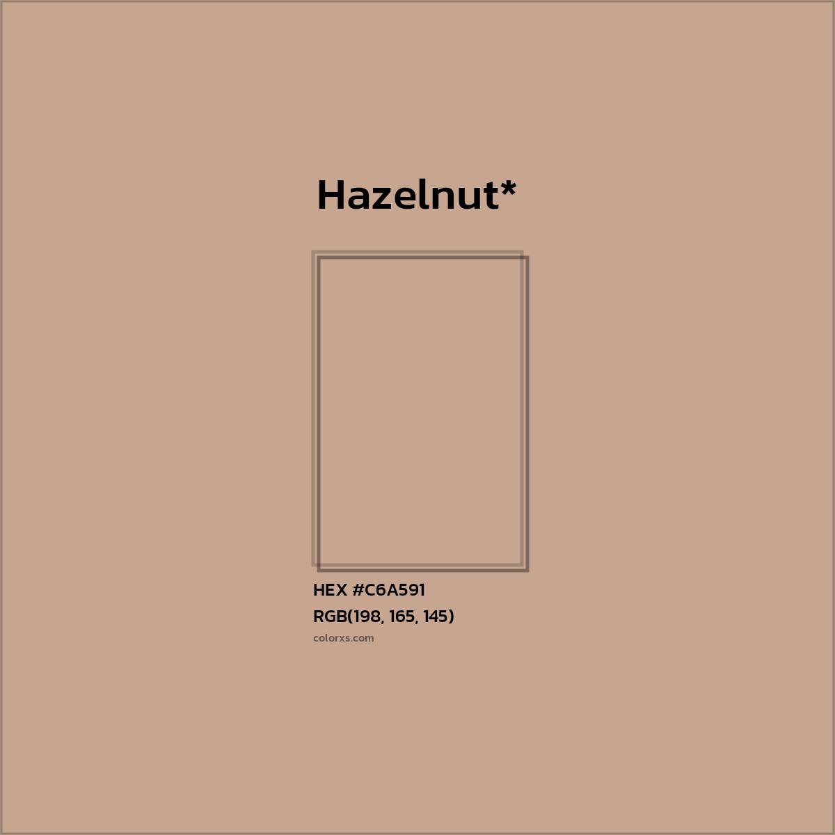 HEX #C6A591 Color Name, Color Code, Palettes, Similar Paints, Images