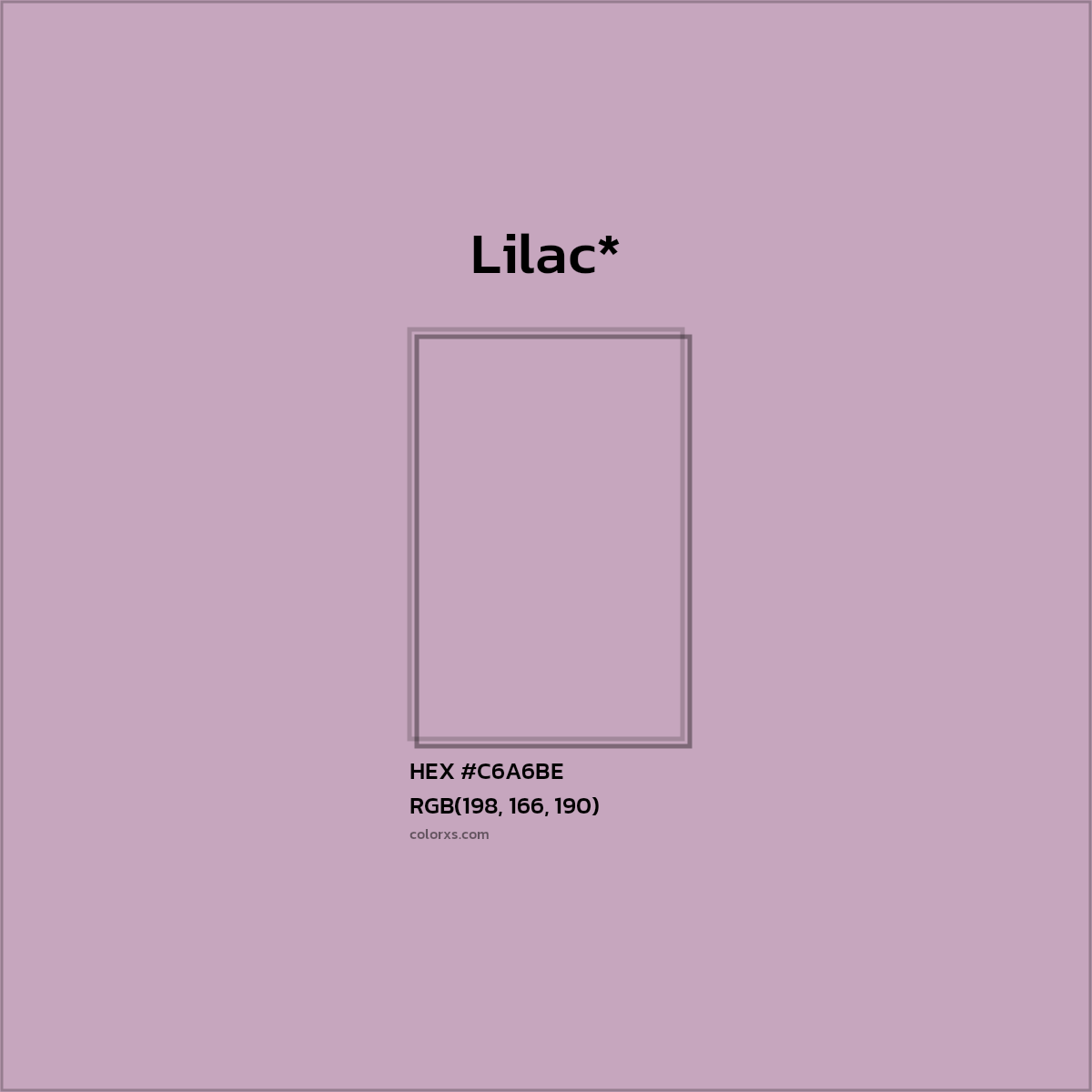 HEX #C6A6BE Color Name, Color Code, Palettes, Similar Paints, Images