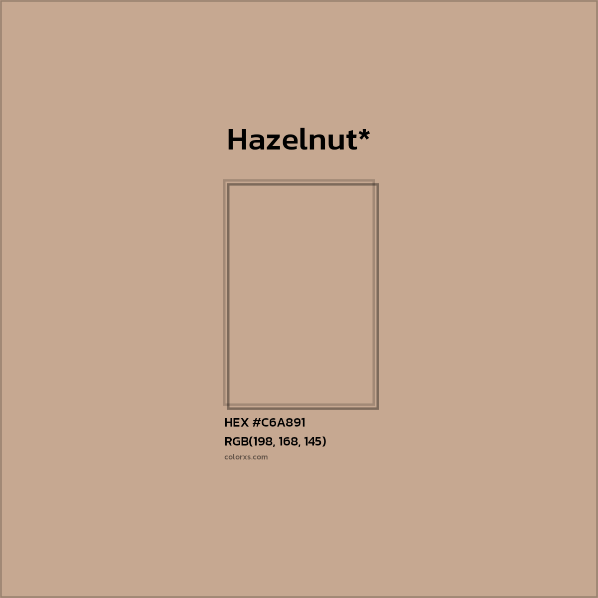 HEX #C6A891 Color Name, Color Code, Palettes, Similar Paints, Images