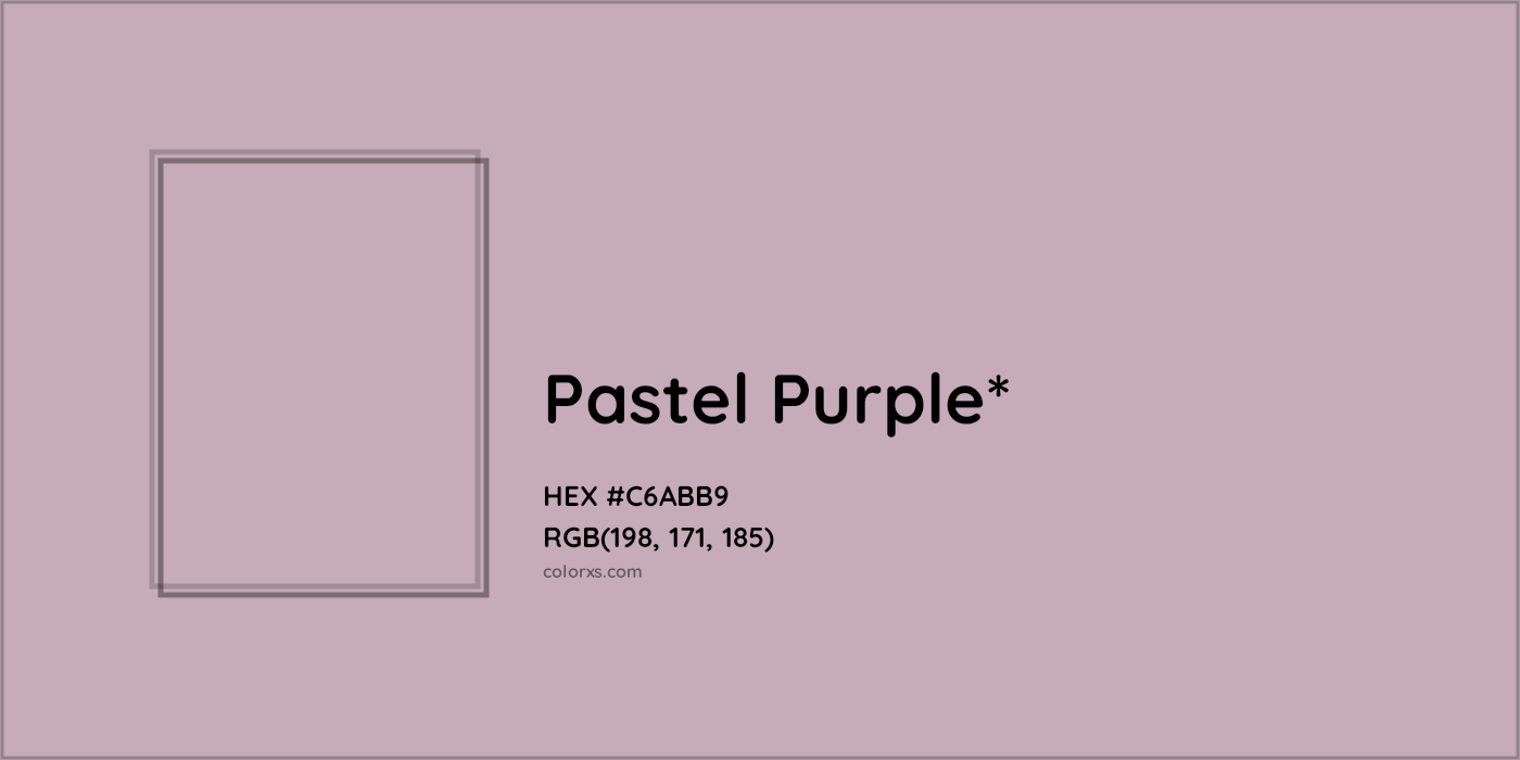 HEX #C6ABB9 Color Name, Color Code, Palettes, Similar Paints, Images