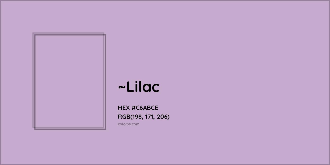 HEX #C6ABCE Color Name, Color Code, Palettes, Similar Paints, Images