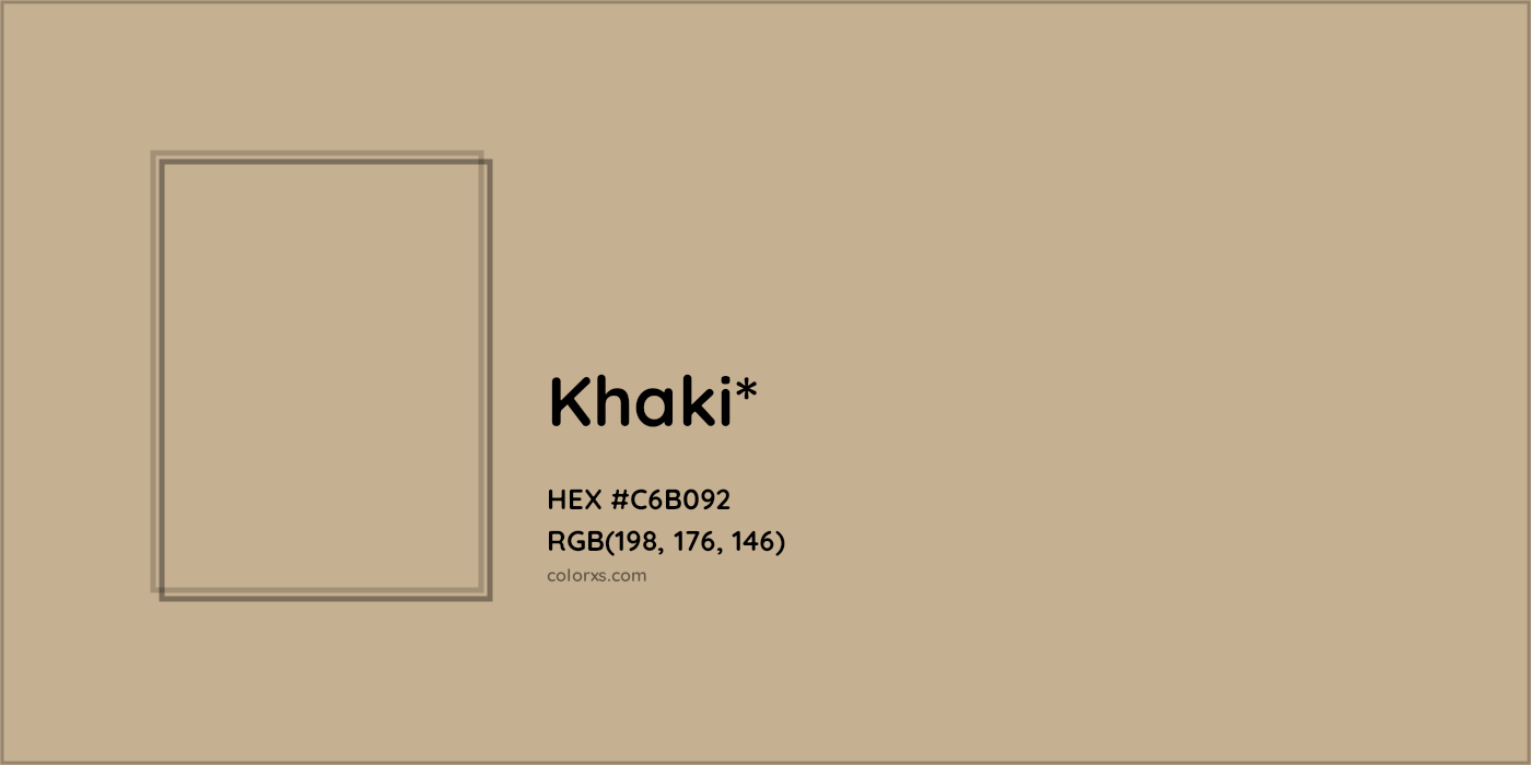 HEX #C6B092 Color Name, Color Code, Palettes, Similar Paints, Images