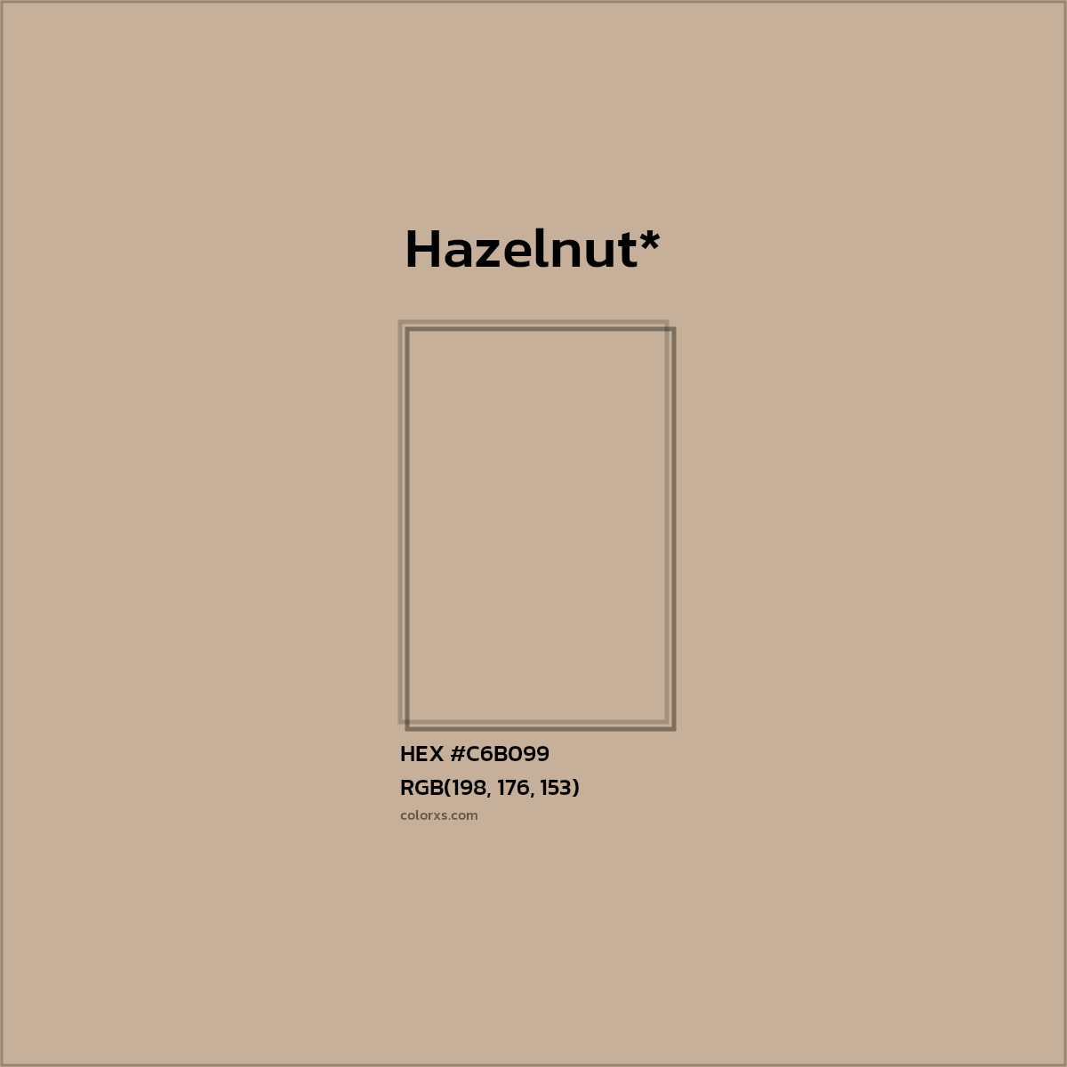 HEX #C6B099 Color Name, Color Code, Palettes, Similar Paints, Images
