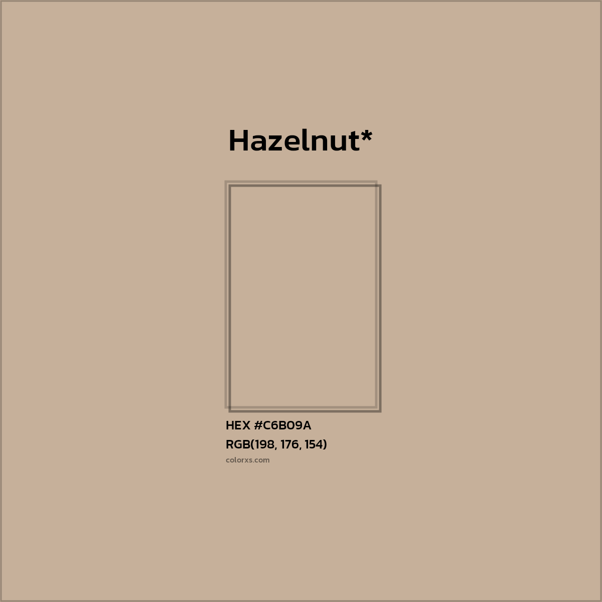 HEX #C6B09A Color Name, Color Code, Palettes, Similar Paints, Images