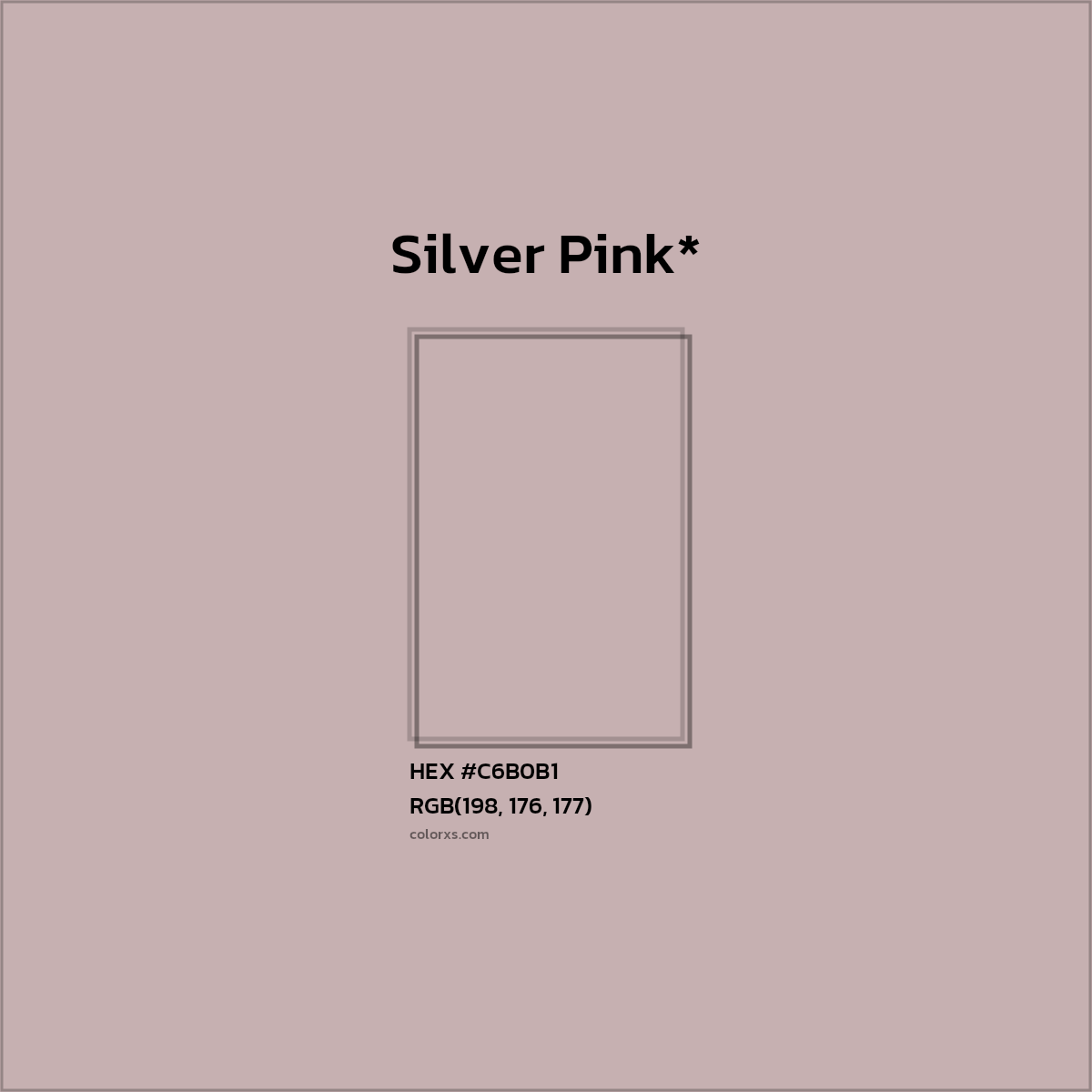 HEX #C6B0B1 Color Name, Color Code, Palettes, Similar Paints, Images