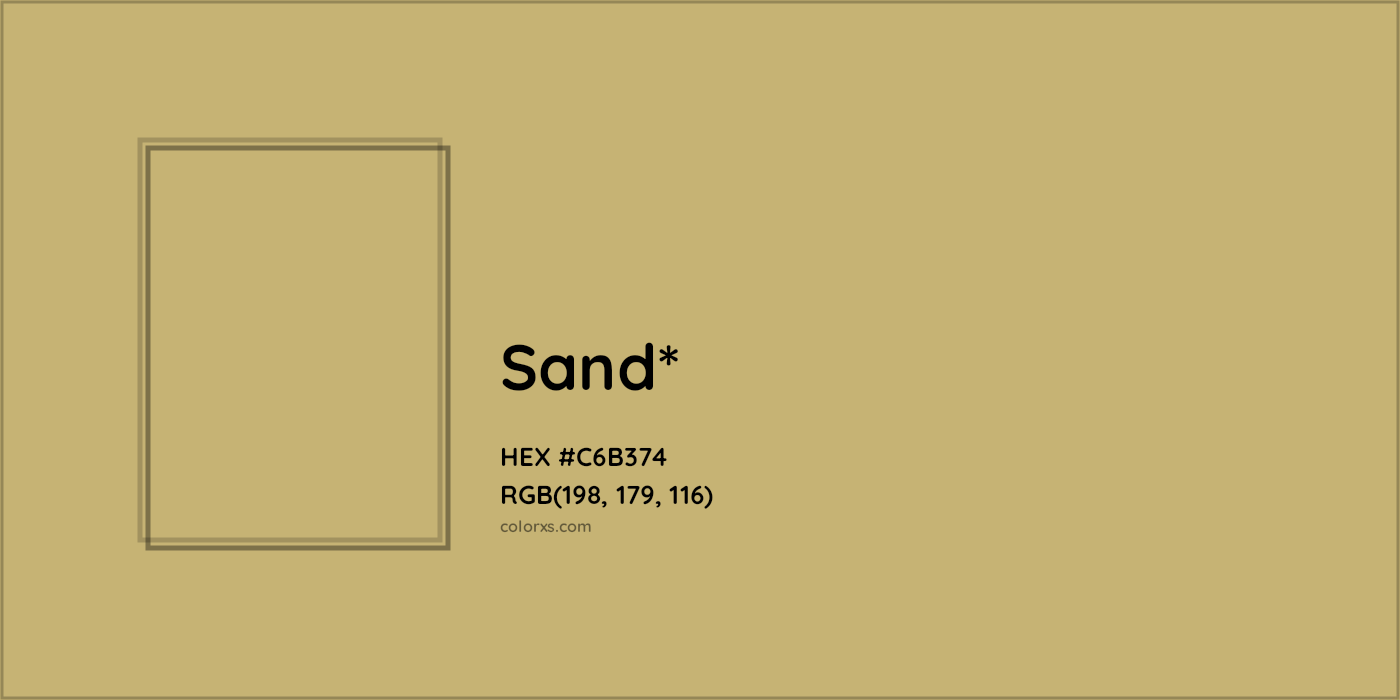 HEX #C6B374 Color Name, Color Code, Palettes, Similar Paints, Images