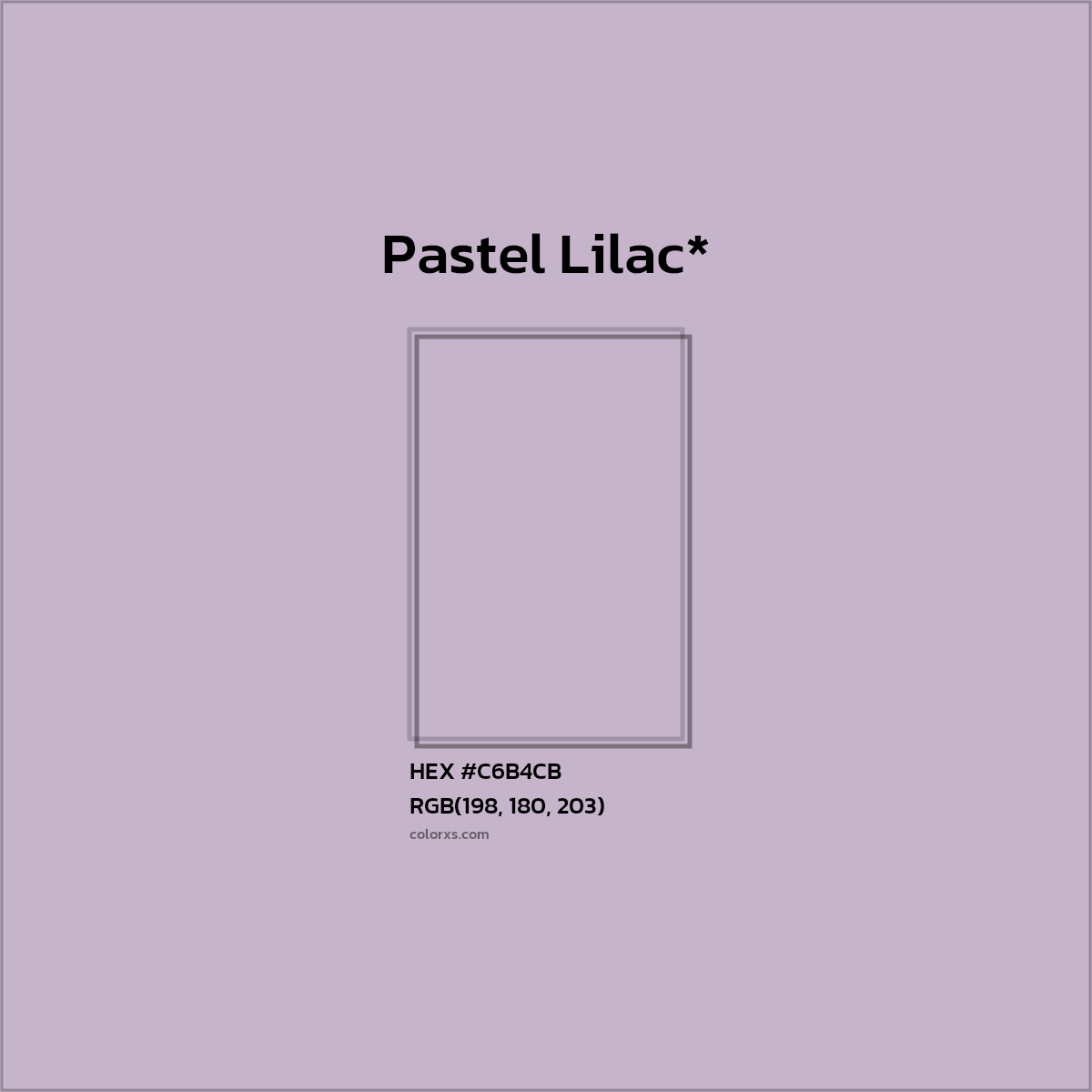 HEX #C6B4CB Color Name, Color Code, Palettes, Similar Paints, Images