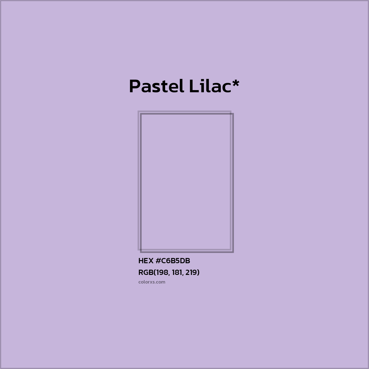 HEX #C6B5DB Color Name, Color Code, Palettes, Similar Paints, Images