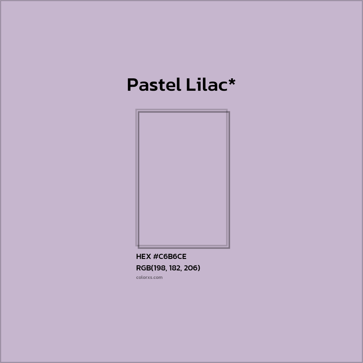 HEX #C6B6CE Color Name, Color Code, Palettes, Similar Paints, Images