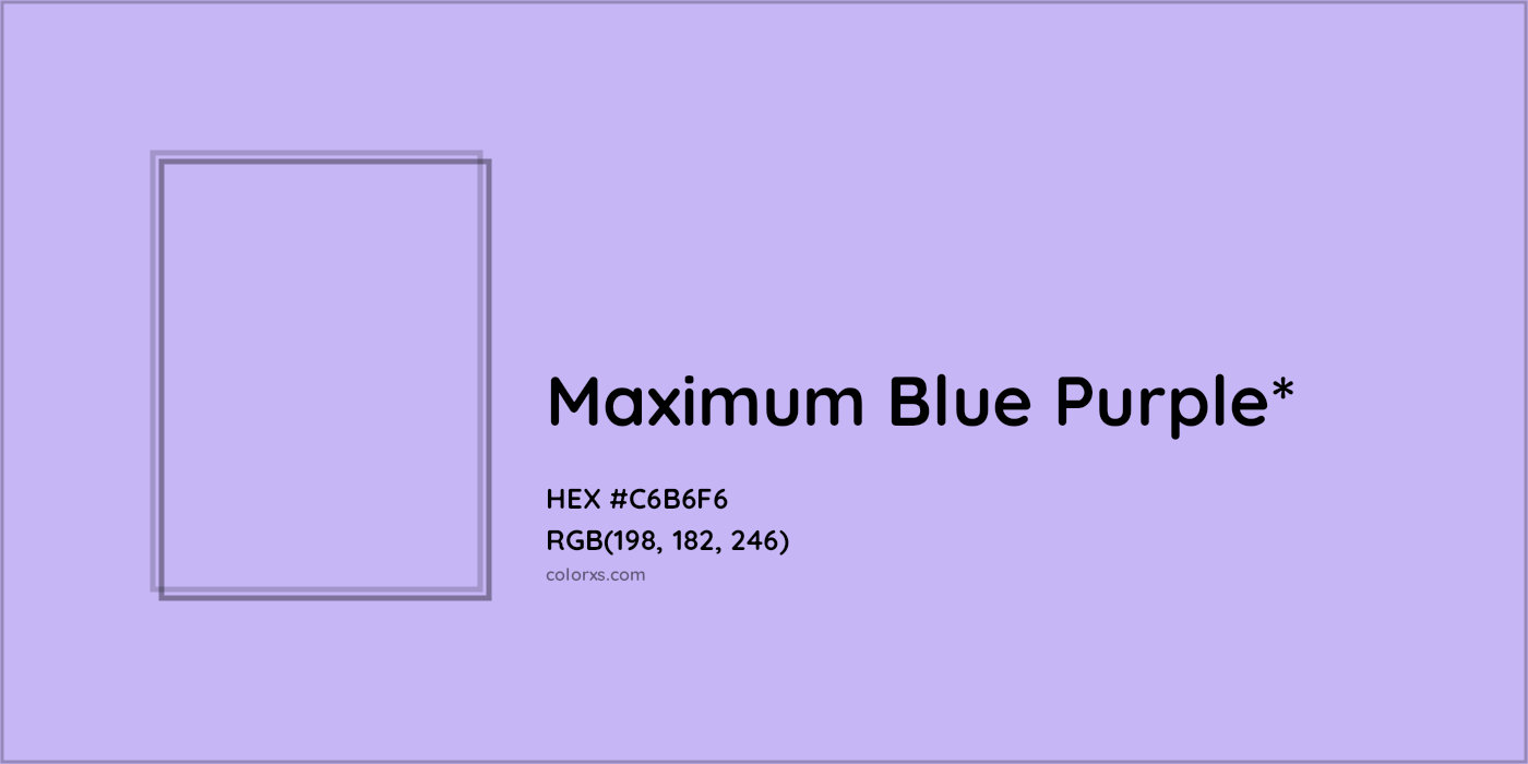HEX #C6B6F6 Color Name, Color Code, Palettes, Similar Paints, Images