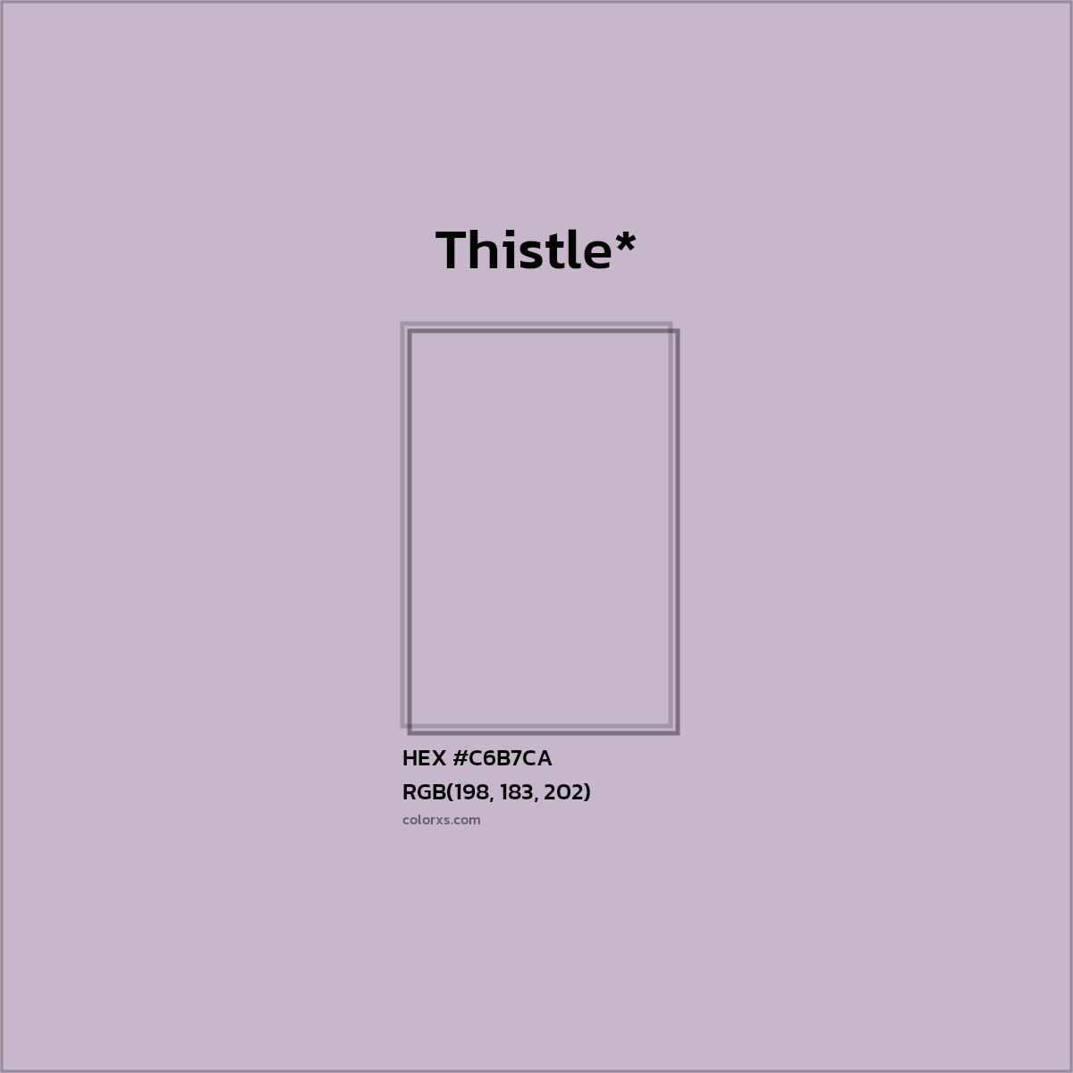 HEX #C6B7CA Color Name, Color Code, Palettes, Similar Paints, Images