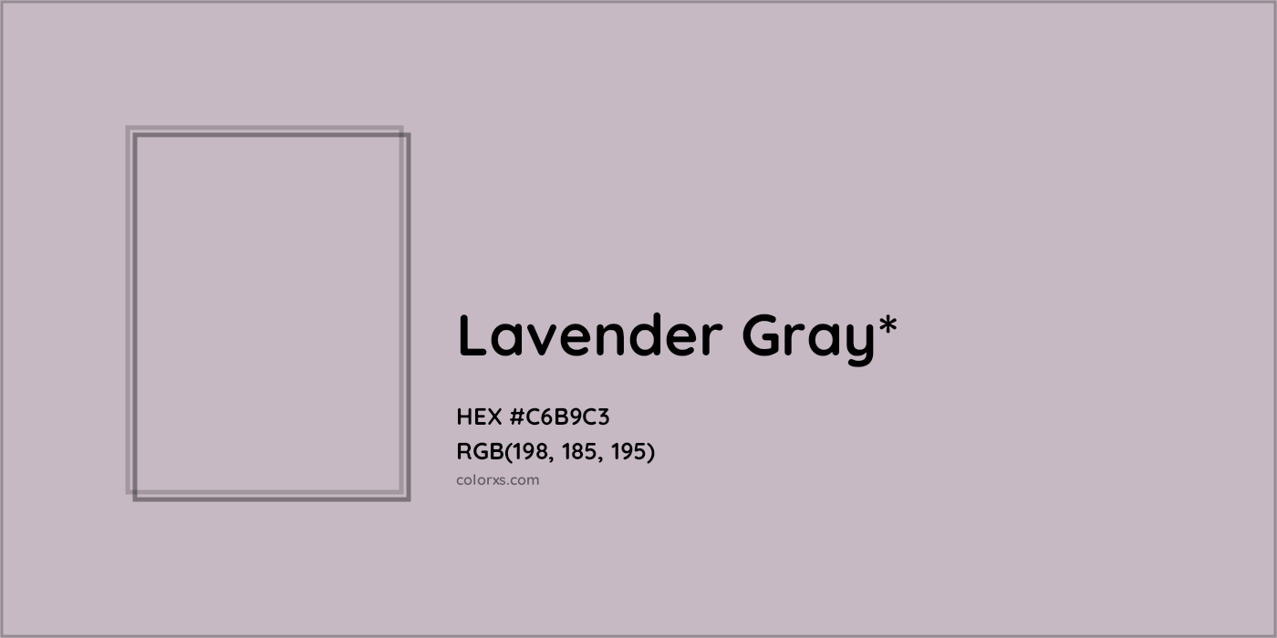 HEX #C6B9C3 Color Name, Color Code, Palettes, Similar Paints, Images