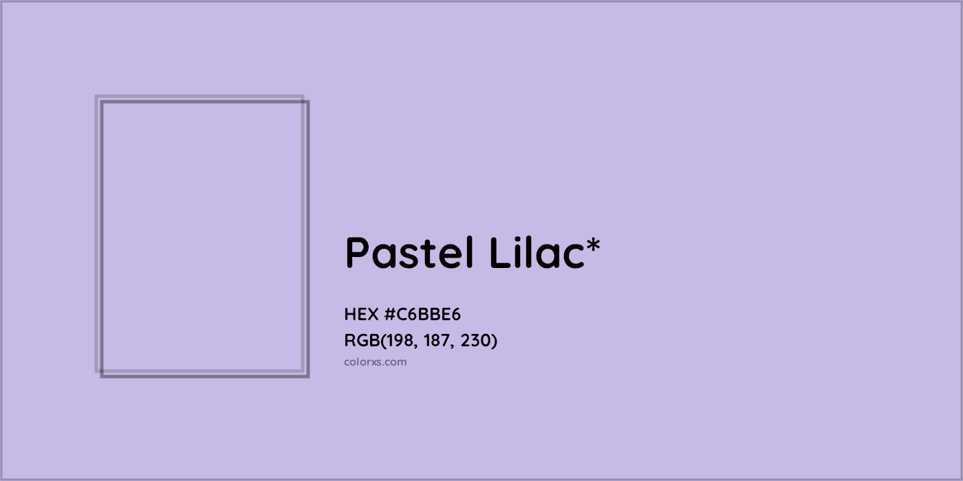 HEX #C6BBE6 Color Name, Color Code, Palettes, Similar Paints, Images