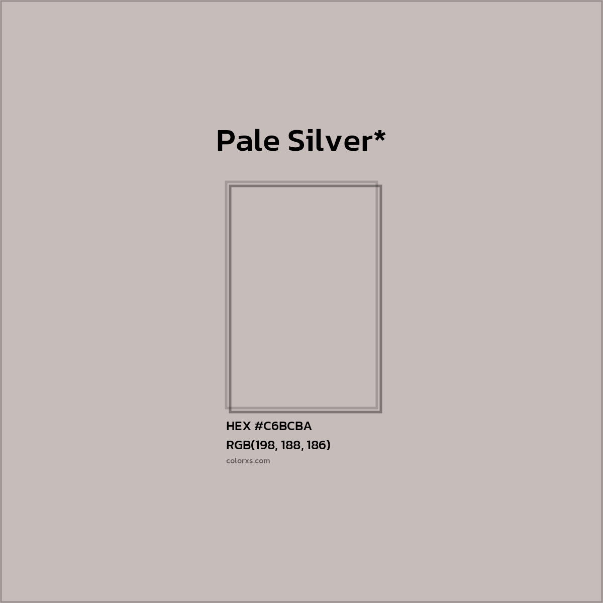 HEX #C6BCBA Color Name, Color Code, Palettes, Similar Paints, Images