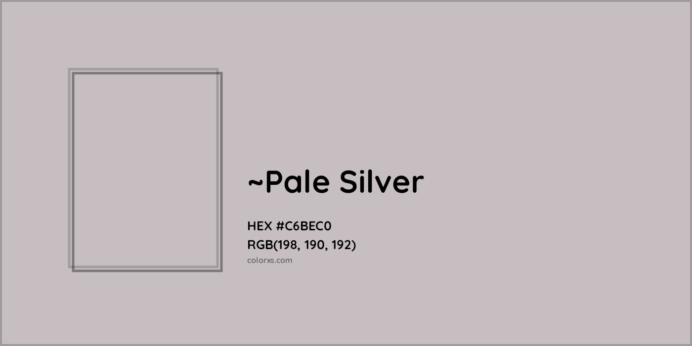 HEX #C6BEC0 Color Name, Color Code, Palettes, Similar Paints, Images