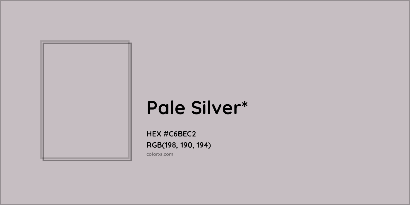 HEX #C6BEC2 Color Name, Color Code, Palettes, Similar Paints, Images