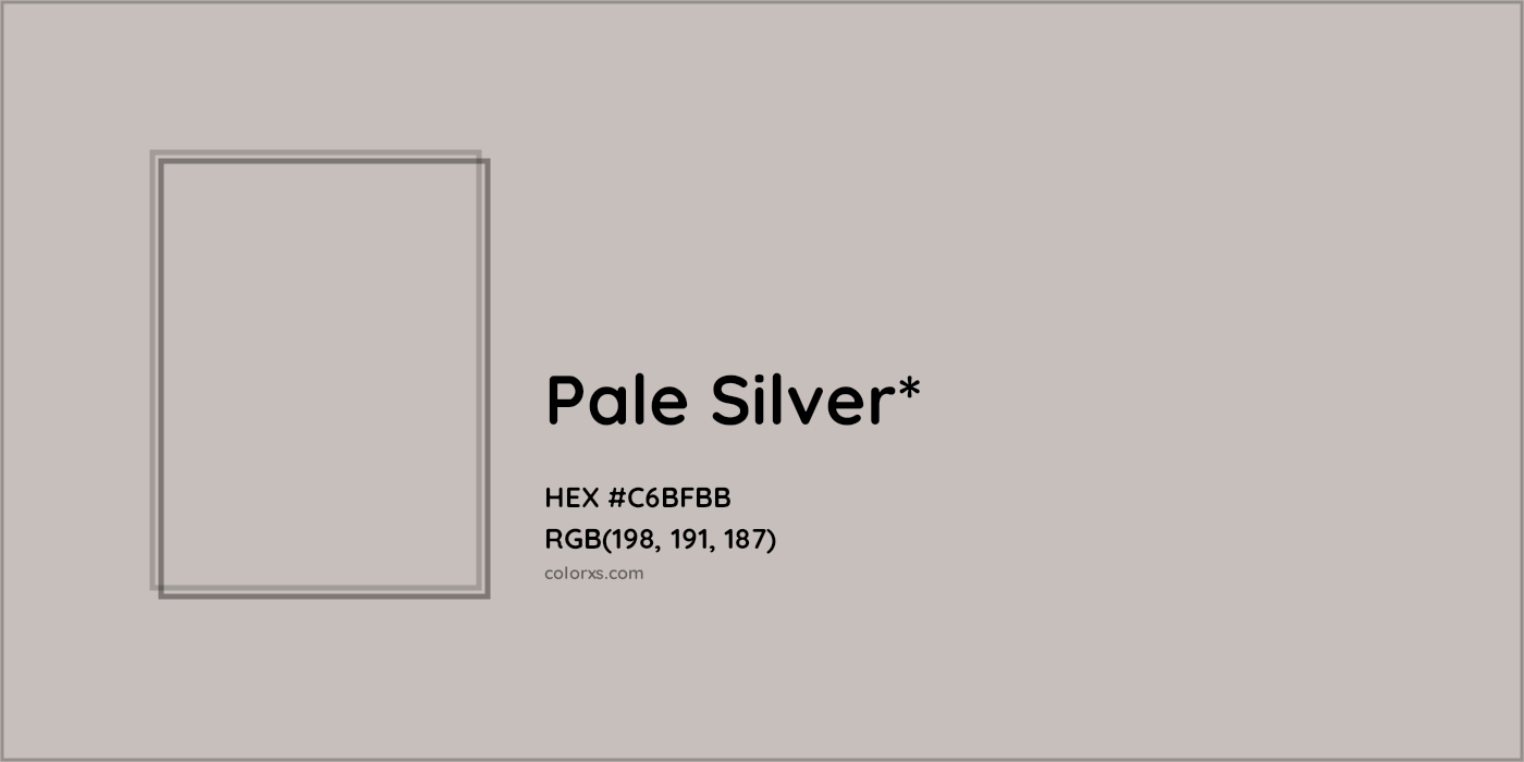 HEX #C6BFBB Color Name, Color Code, Palettes, Similar Paints, Images