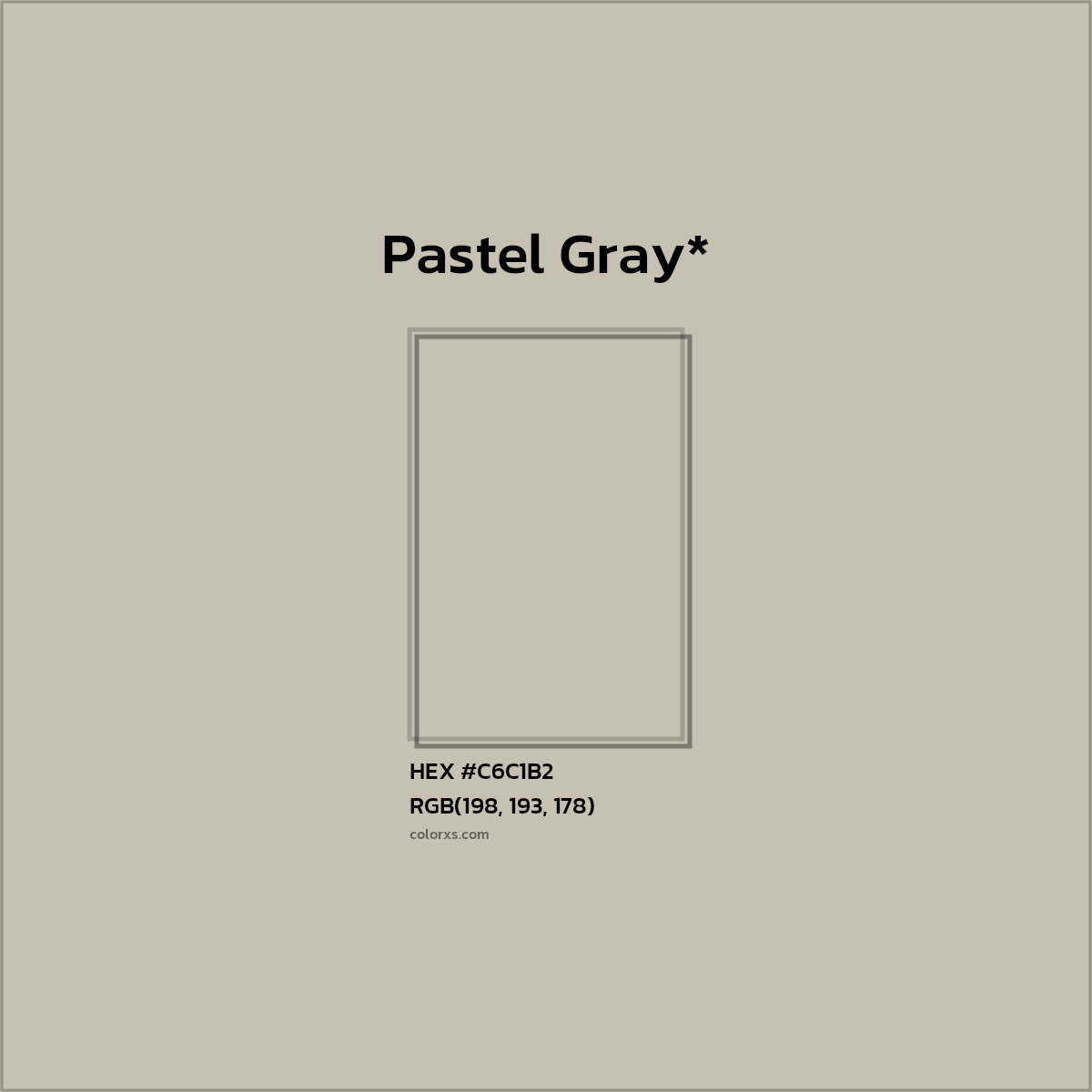HEX #C6C1B2 Color Name, Color Code, Palettes, Similar Paints, Images