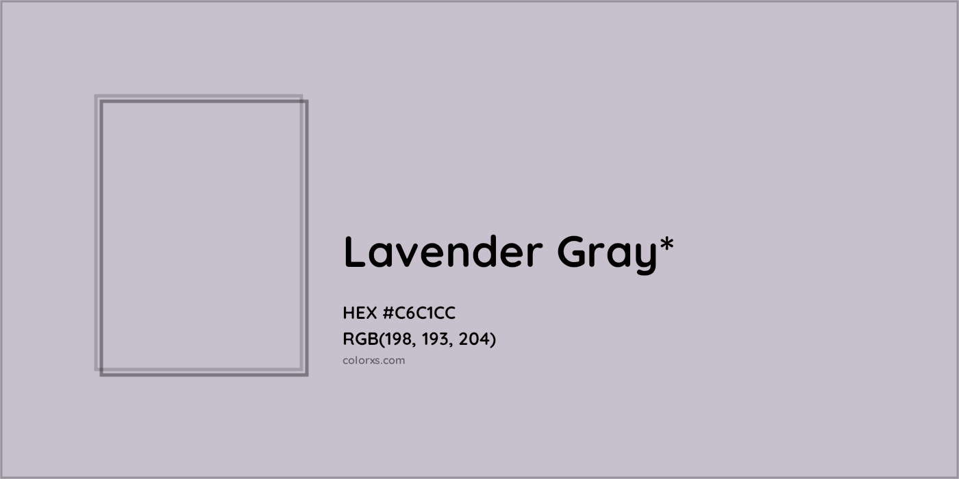 HEX #C6C1CC Color Name, Color Code, Palettes, Similar Paints, Images