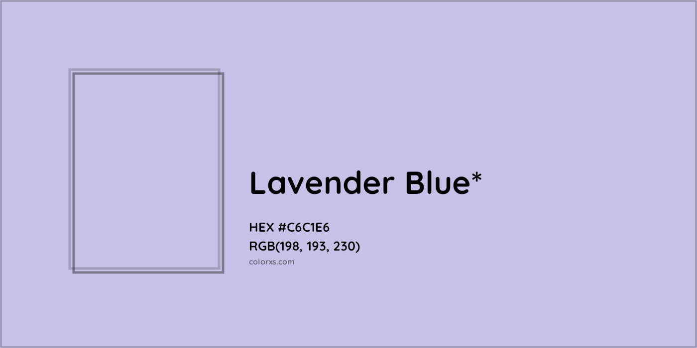 HEX #C6C1E6 Color Name, Color Code, Palettes, Similar Paints, Images