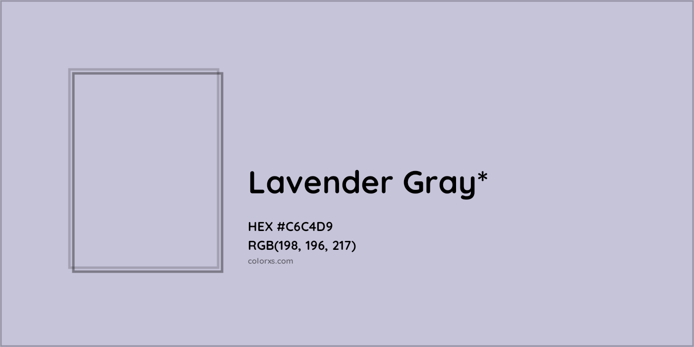 HEX #C6C4D9 Color Name, Color Code, Palettes, Similar Paints, Images