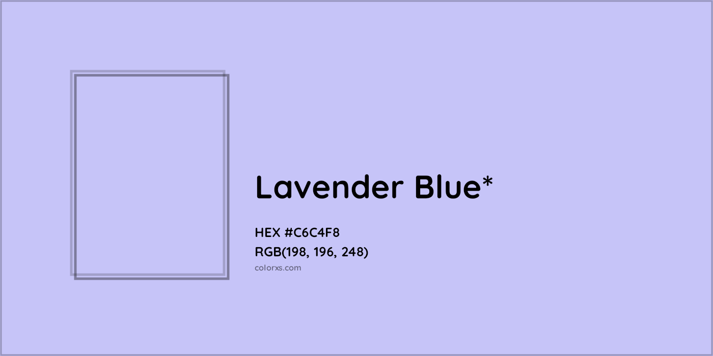 HEX #C6C4F8 Color Name, Color Code, Palettes, Similar Paints, Images