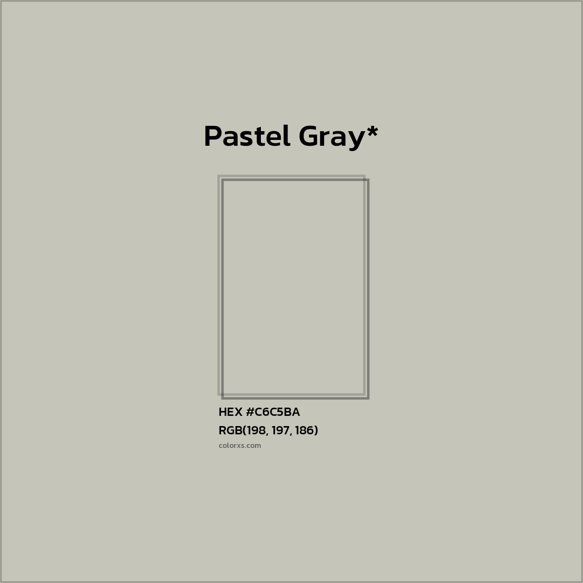 HEX #C6C5BA Color Name, Color Code, Palettes, Similar Paints, Images