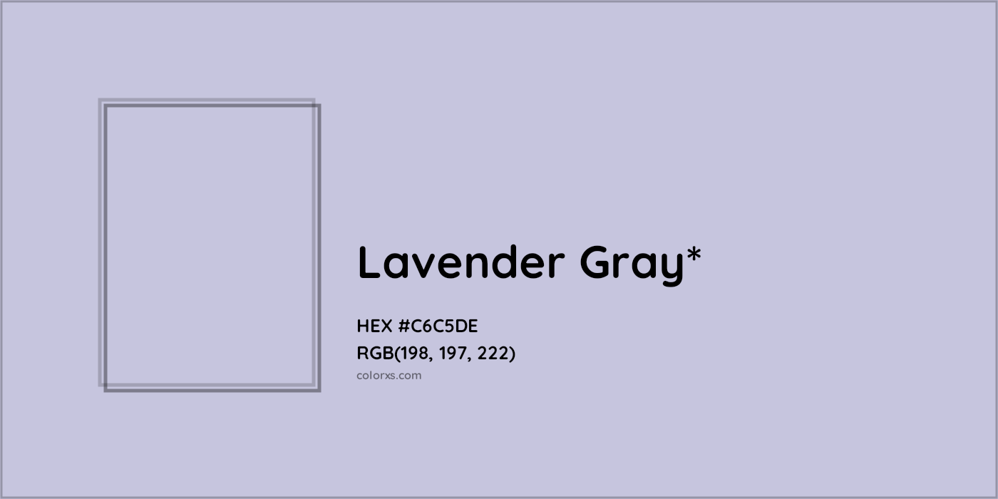HEX #C6C5DE Color Name, Color Code, Palettes, Similar Paints, Images