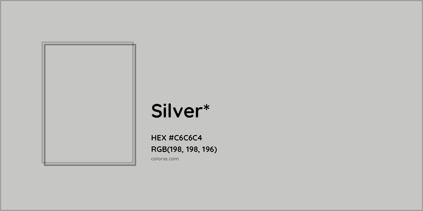HEX #C6C6C4 Color Name, Color Code, Palettes, Similar Paints, Images