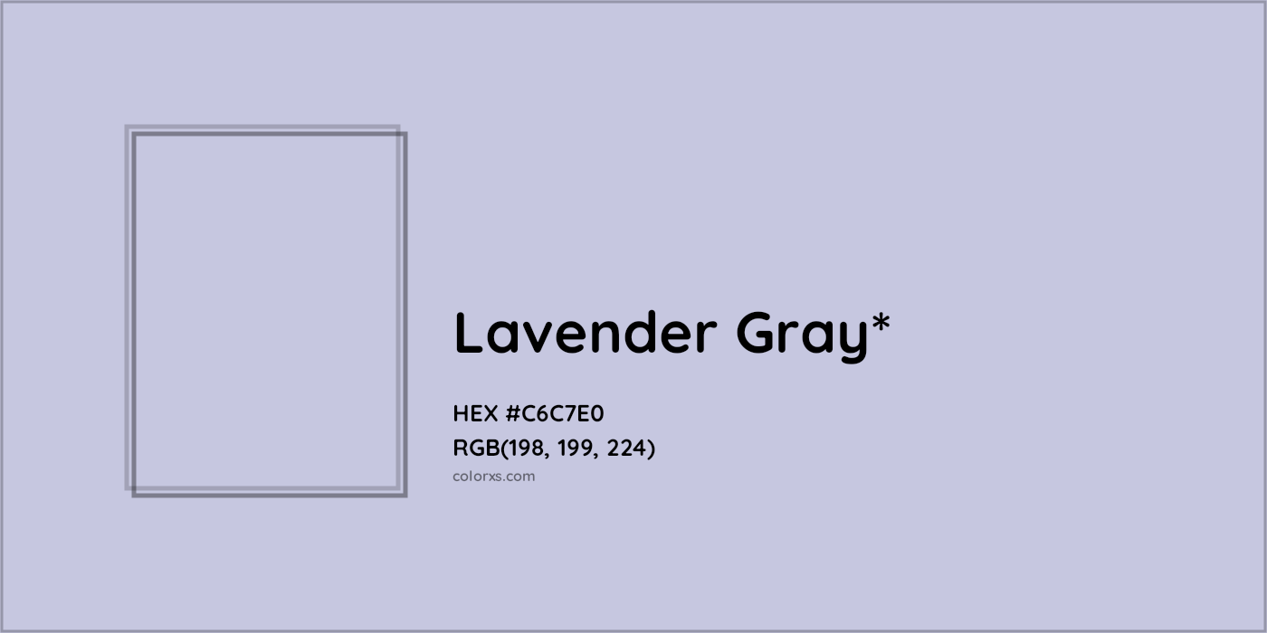 HEX #C6C7E0 Color Name, Color Code, Palettes, Similar Paints, Images