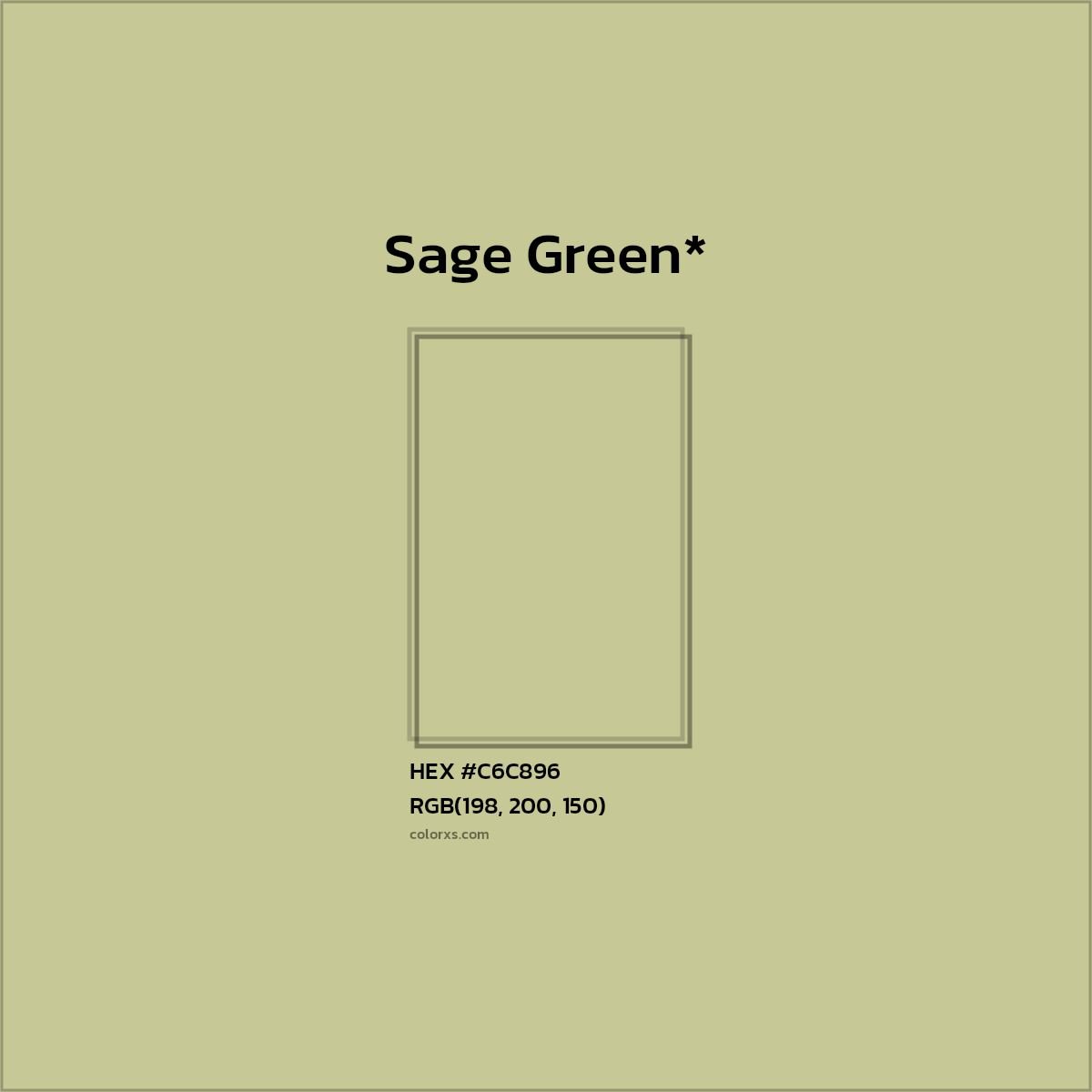 HEX #C6C896 Color Name, Color Code, Palettes, Similar Paints, Images