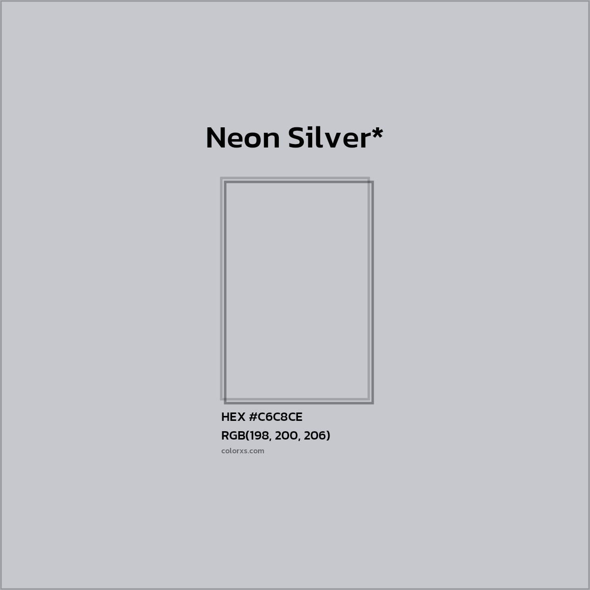 HEX #C6C8CE Color Name, Color Code, Palettes, Similar Paints, Images