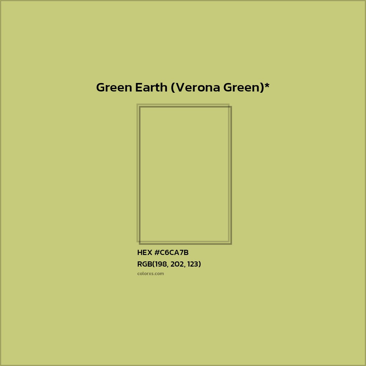 HEX #C6CA7B Color Name, Color Code, Palettes, Similar Paints, Images