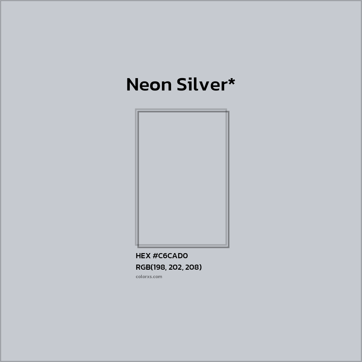 HEX #C6CAD0 Color Name, Color Code, Palettes, Similar Paints, Images