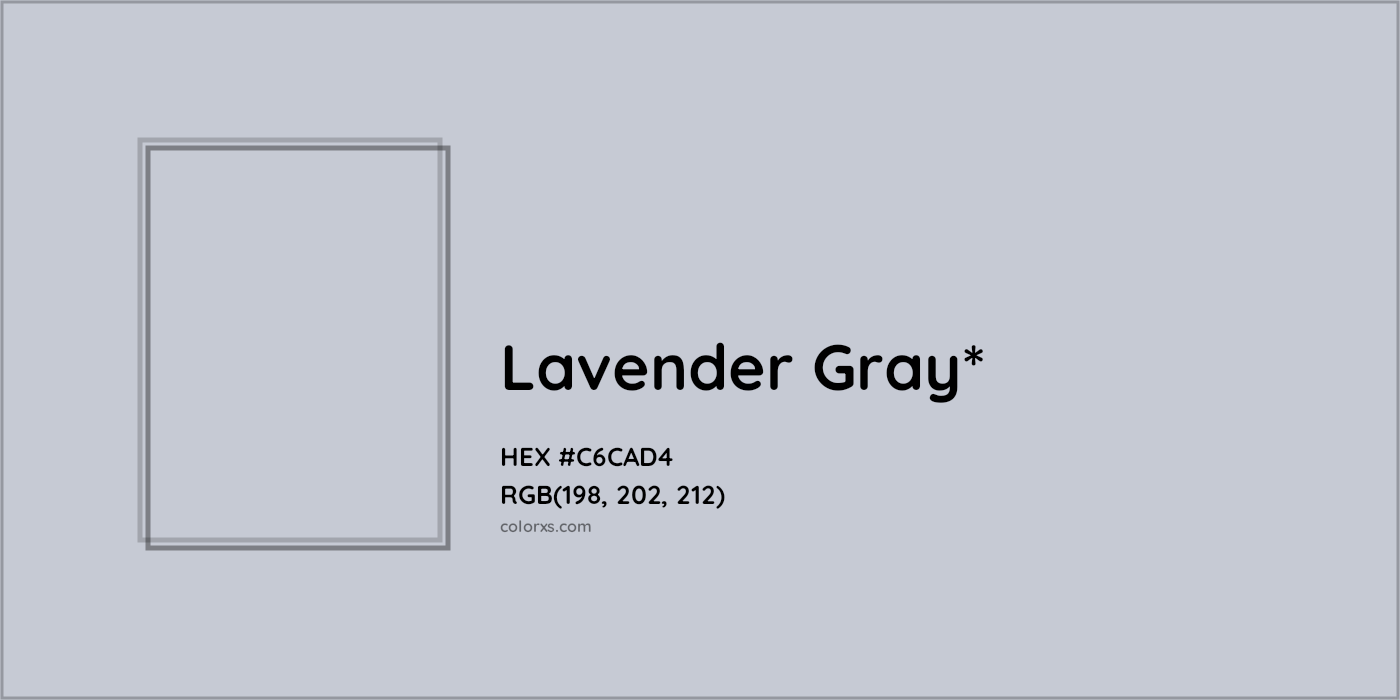 HEX #C6CAD4 Color Name, Color Code, Palettes, Similar Paints, Images