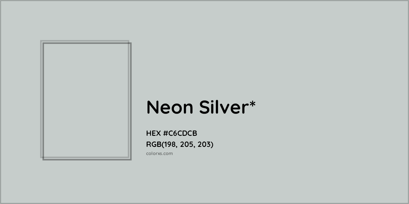 HEX #C6CDCB Color Name, Color Code, Palettes, Similar Paints, Images