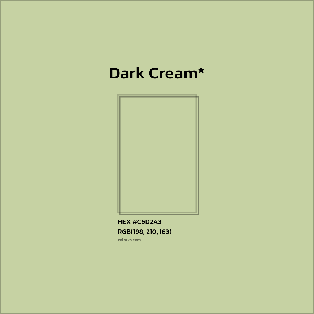 HEX #C6D2A3 Color Name, Color Code, Palettes, Similar Paints, Images