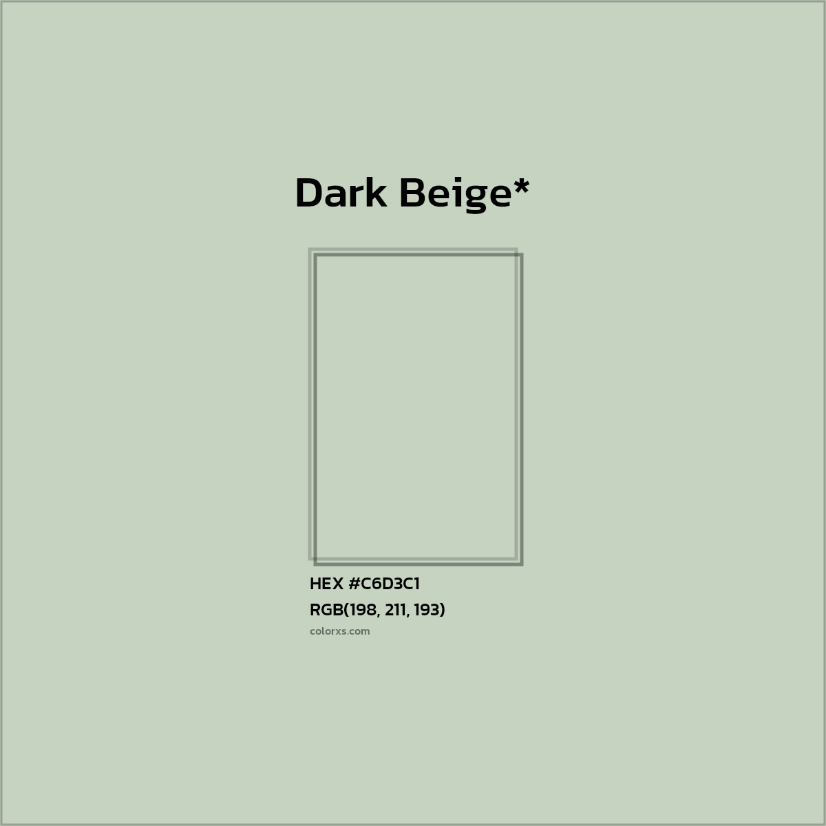 HEX #C6D3C1 Color Name, Color Code, Palettes, Similar Paints, Images