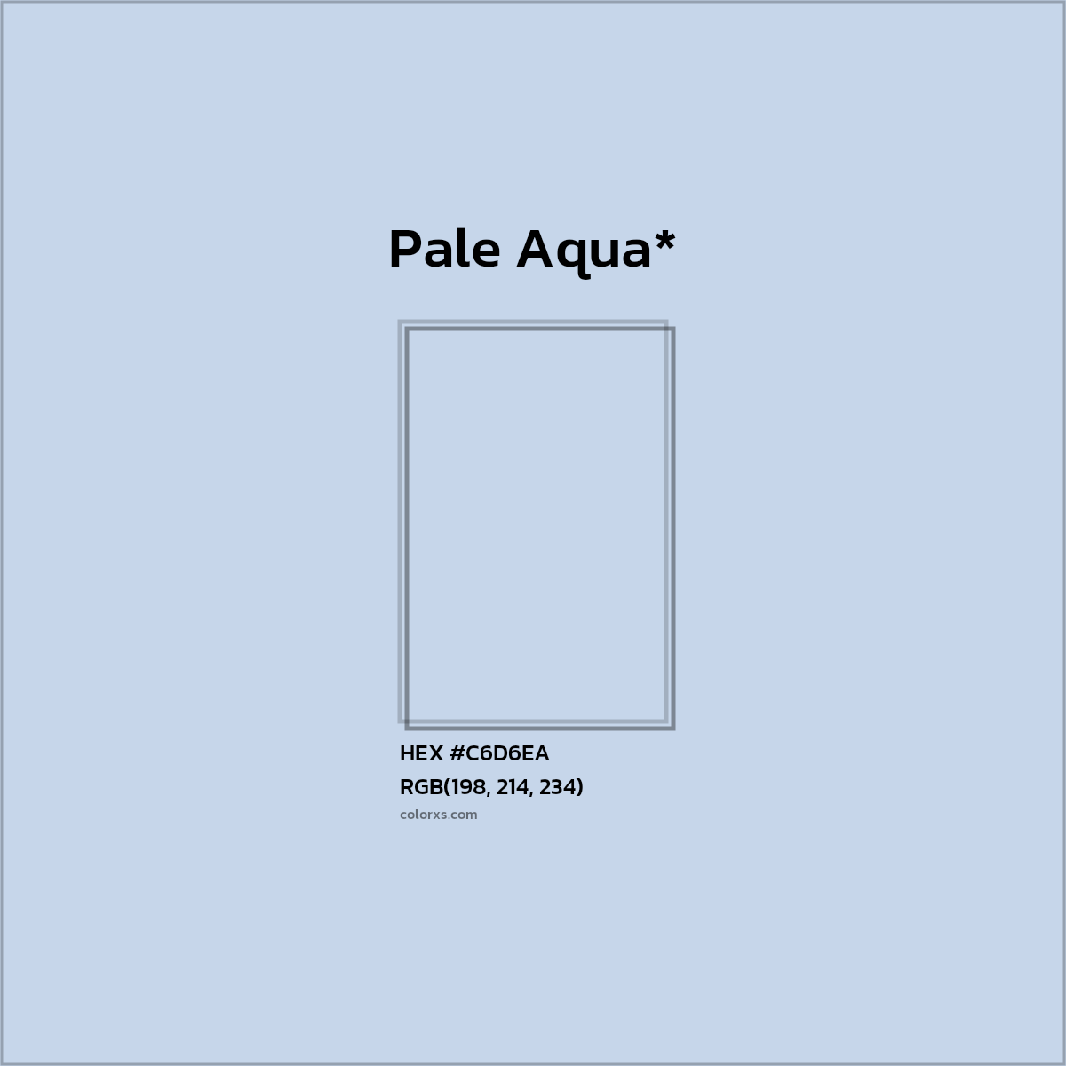 HEX #C6D6EA Color Name, Color Code, Palettes, Similar Paints, Images