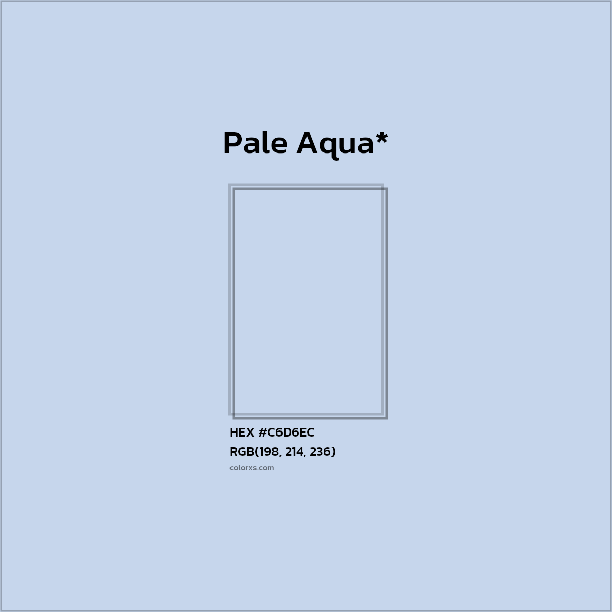 HEX #C6D6EC Color Name, Color Code, Palettes, Similar Paints, Images