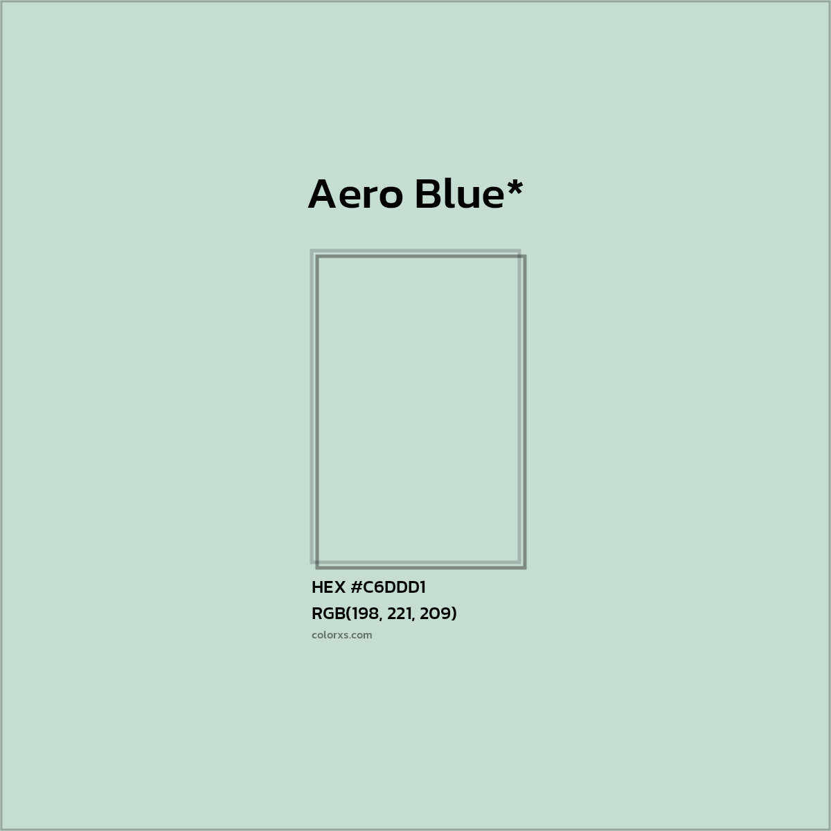 HEX #C6DDD1 Color Name, Color Code, Palettes, Similar Paints, Images
