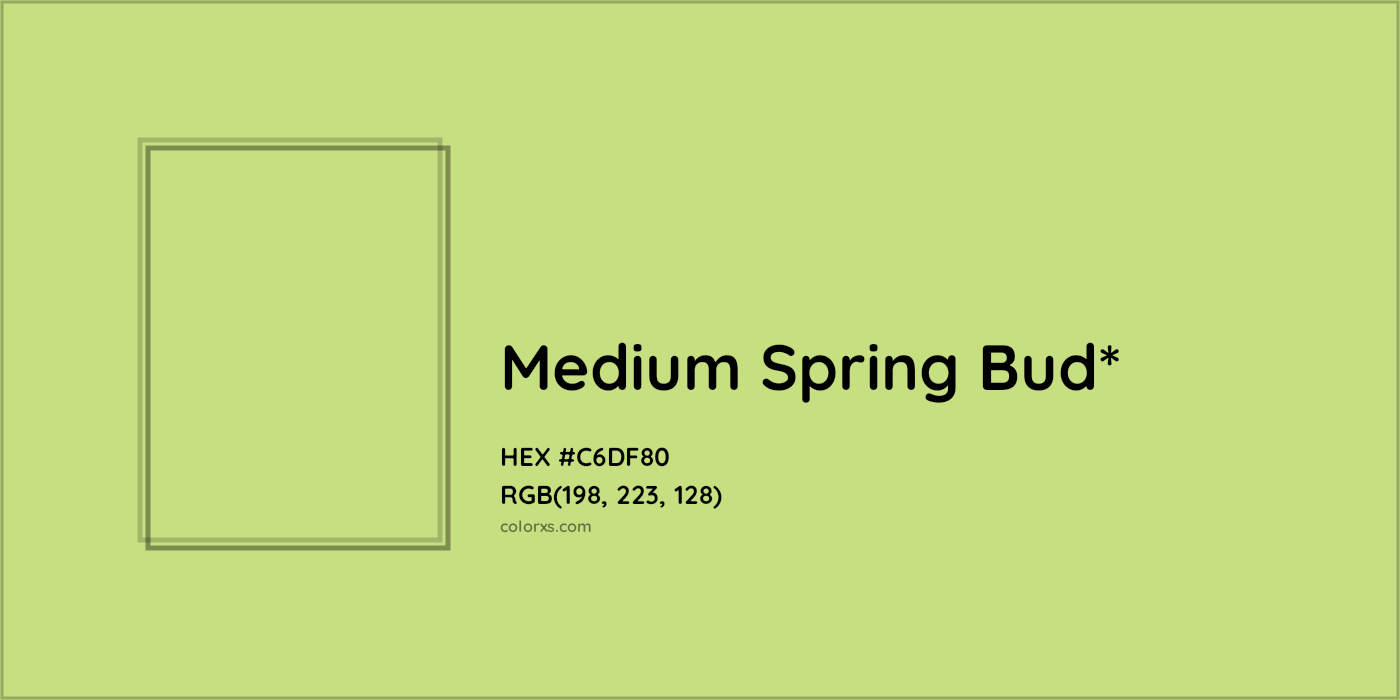 HEX #C6DF80 Color Name, Color Code, Palettes, Similar Paints, Images