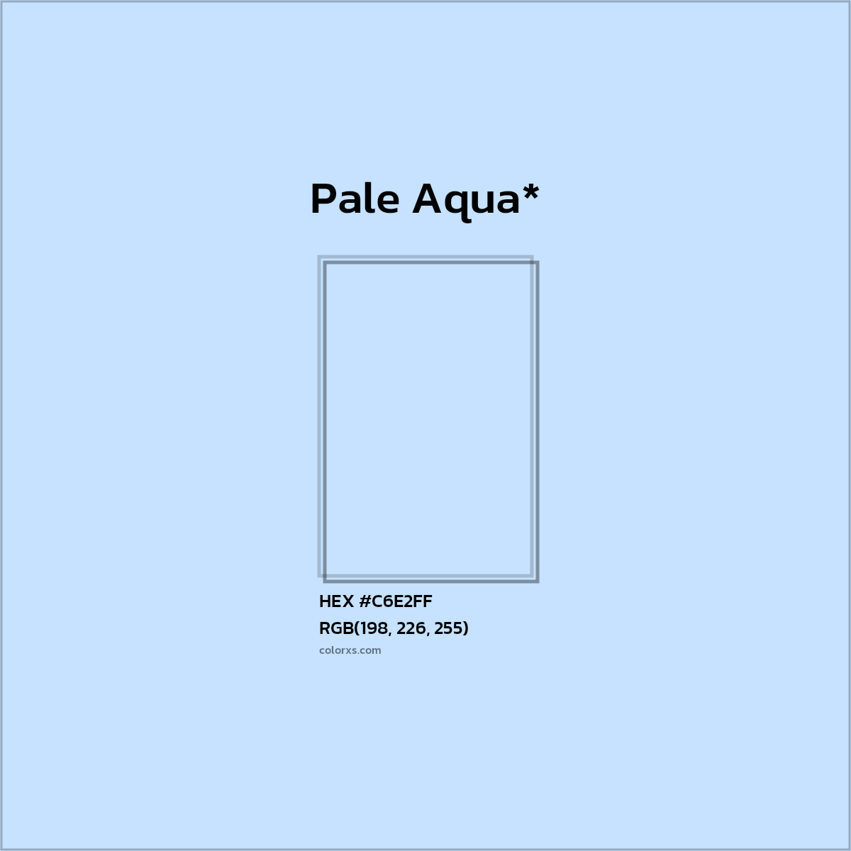 HEX #C6E2FF Color Name, Color Code, Palettes, Similar Paints, Images