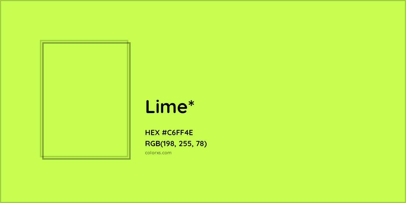 HEX #C6FF4E Color Name, Color Code, Palettes, Similar Paints, Images