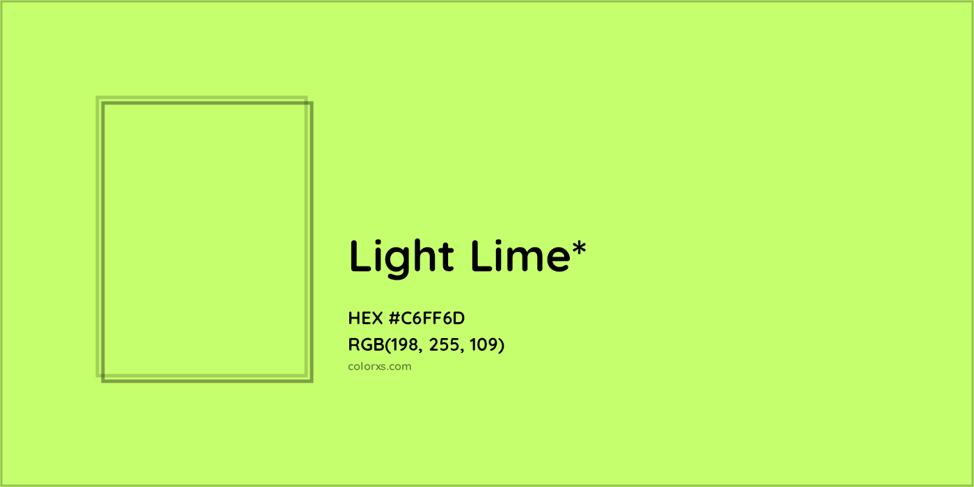 HEX #C6FF6D Color Name, Color Code, Palettes, Similar Paints, Images