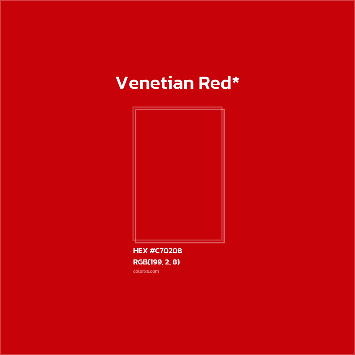 HEX #C70208 Color Name, Color Code, Palettes, Similar Paints, Images