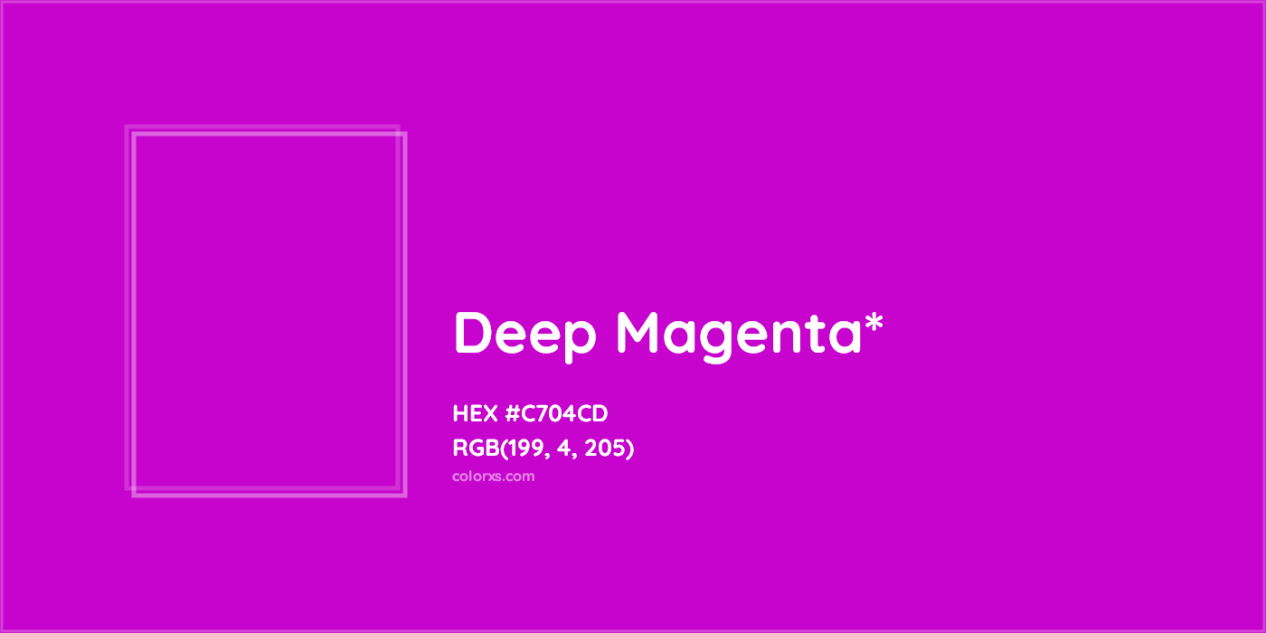 HEX #C704CD Color Name, Color Code, Palettes, Similar Paints, Images