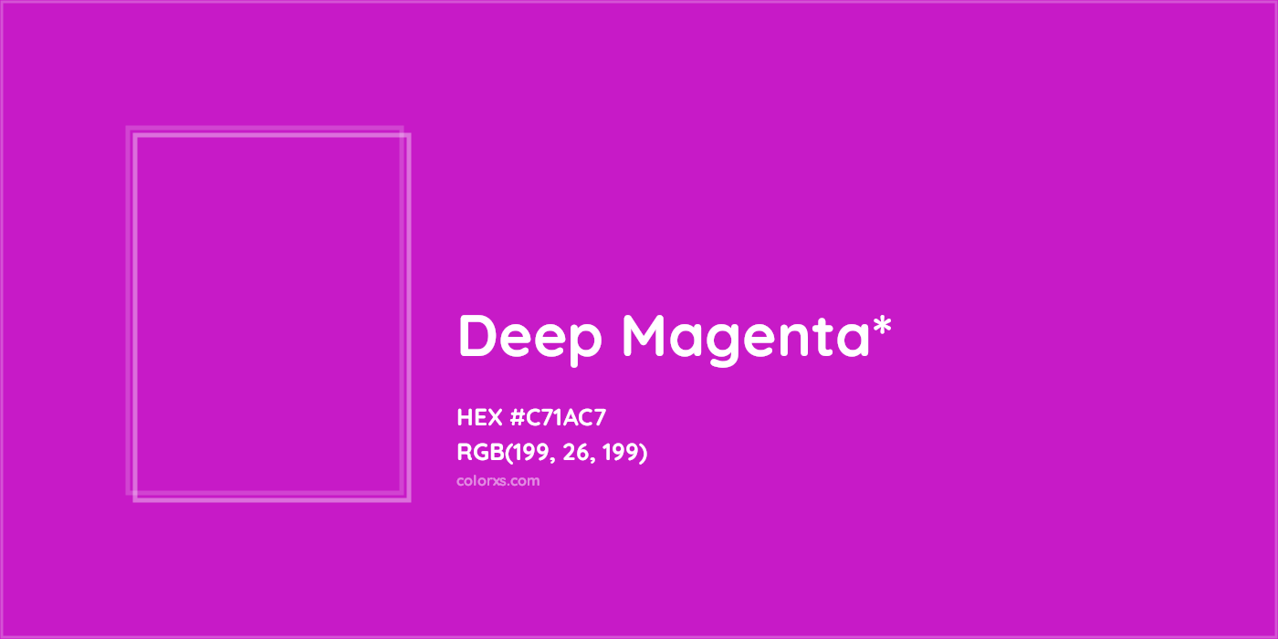 HEX #C71AC7 Color Name, Color Code, Palettes, Similar Paints, Images
